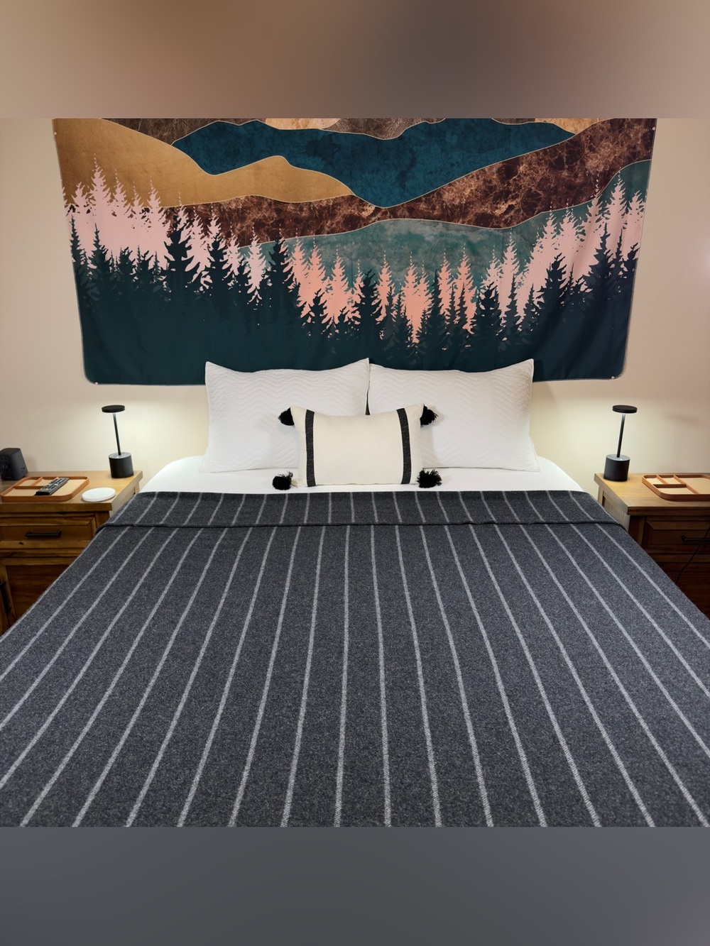 Pendleton x Room & Board Washable Eco-Wise Wool Blanket & 2 Shams 79x82